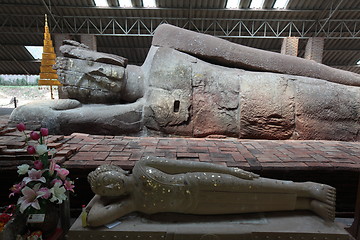 Image showing ASIA THAILAND ISAN KHORAT SANDSTONE BUDDHA