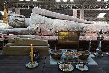 Image showing ASIA THAILAND ISAN KHORAT SANDSTONE BUDDHA