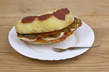 Image showing Stuffed Baked Potato