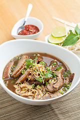 Image showing Thai Style Soup with Duck