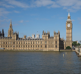 Image showing Houses of Parliament in London