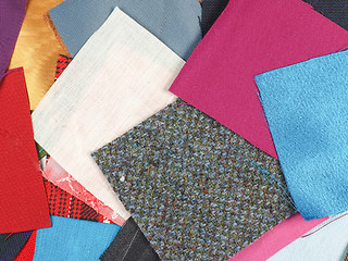 Image showing Fabric samples