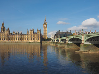 Image showing Houses of Parliament in London