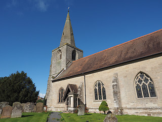 Image showing St Mary Magdalene church in Tanworth in Arden