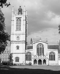 Image showing Black and white St Margaret Church in London