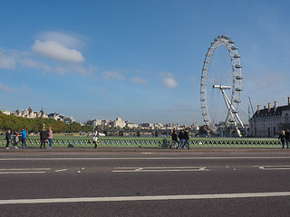 Image showing London Eye in London