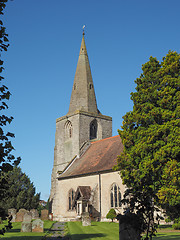 Image showing St Mary Magdalene church in Tanworth in Arden