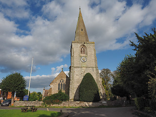 Image showing St Mary Magdalene church in Tanworth in Arden