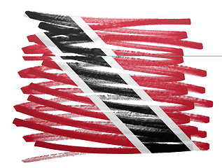 Image showing Flag illustration - Trinidad and Tobago