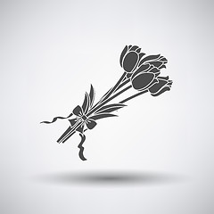 Image showing Tulips Bouquet Icon