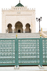 Image showing the   chellah  in morocco africa  step  monument and site