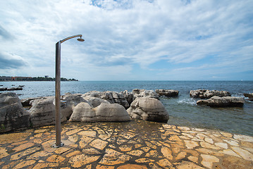 Image showing shower for rinsing after swimming