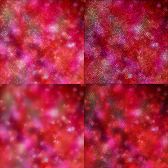 Image showing Red glittering background. EPS 10