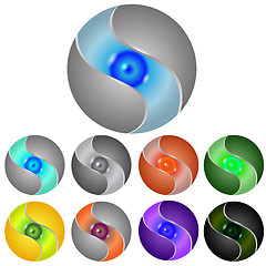 Image showing Set of Different Spheres