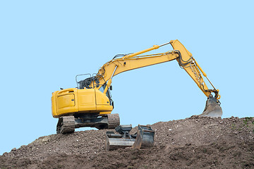 Image showing yellow digger