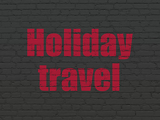 Image showing Travel concept: Holiday Travel on wall background