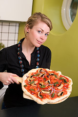 Image showing Fresh Pizza