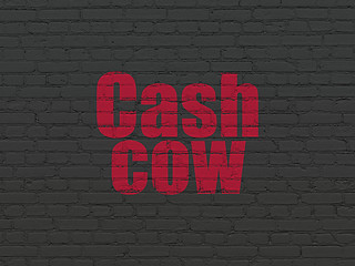 Image showing Business concept: Cash Cow on wall background
