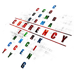 Image showing Money concept: Currency in Crossword Puzzle