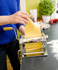 Image showing Making Pasta at Home