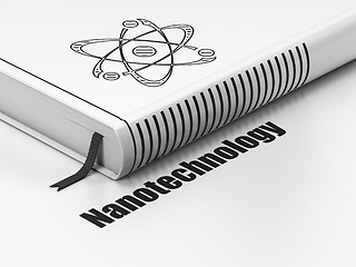 Image showing Science concept: book Molecule, Nanotechnology on white background