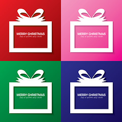 Image showing Merry Christmas present