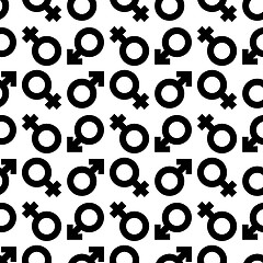 Image showing male female symbol background