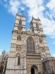 Image showing Westminster Abbey in London