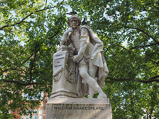 Image showing Shakespeare statue in London