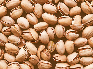 Image showing Retro looking Pistachios picture