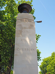 Image showing Memorial Gates in London