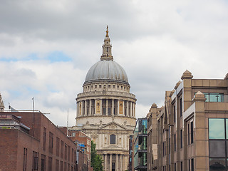 Image showing St Paul Cathedral in London