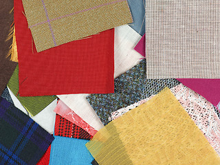 Image showing Fabric samples