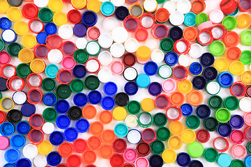 Image showing color plastic caps