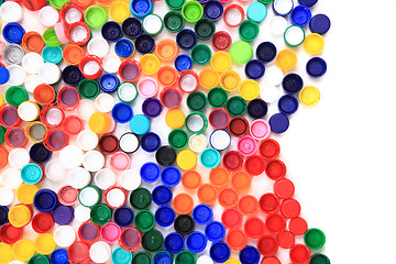 Image showing color plastic caps