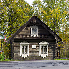 Image showing Old unique peasant house of 1830