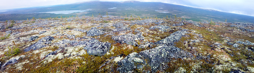 Image showing Mountain tundra in Lapland