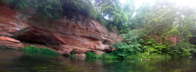 Image showing river  Devonian Sandstone