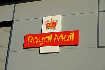 Image showing Royal Mail Sign