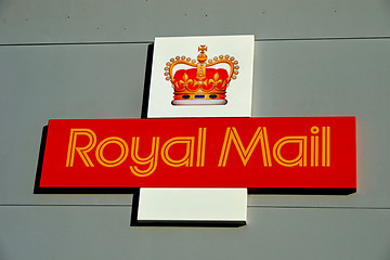 Image showing Royal Mail Sign