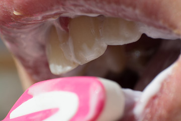 Image showing Teeth Brushing