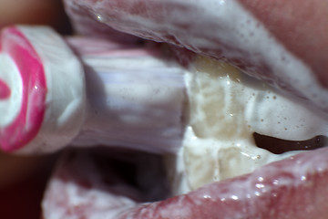 Image showing Teeth Brushing