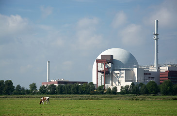 Image showing Nuclear Power Plant Brokdorf, Schleswig-Holstein, Germany