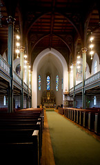 Image showing Gothic Wooden Church