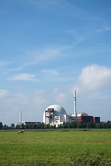 Image showing Nuclear Power Plant Brokdorf, Schleswig-Holstein, Germany