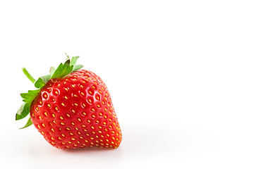 Image showing Real strawberry