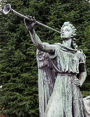 Image showing Old Cemetery statue