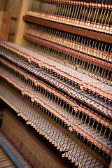 Image showing Old Pipe Organ Interior