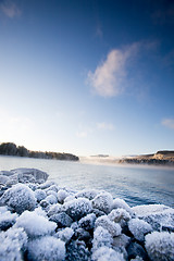 Image showing Winter Fjord