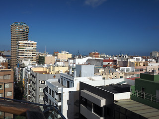 Image showing rooftop view condos hotels Las Palmas capital Grand Canary Islan